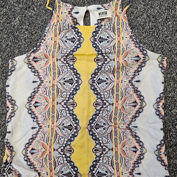 VERSE paisley tank top- Sz Large - Picture 1 of 5